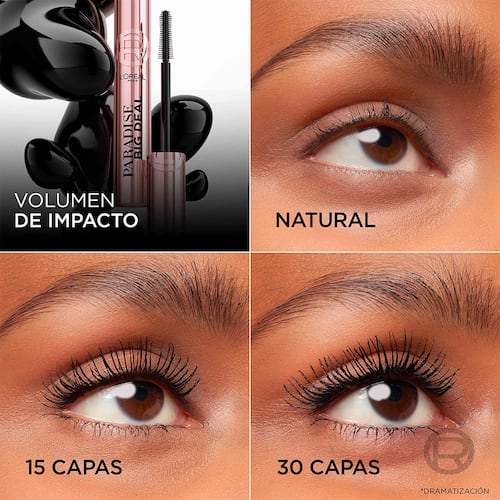 L'Oreal Cosmetics Máscara Para Pestañas Paradise Big Deal Blackest