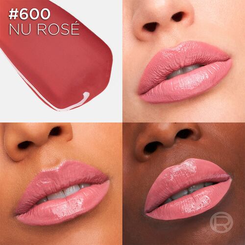L'Oreal Labial Líquido Laque Resistance Le Nu Rose 600