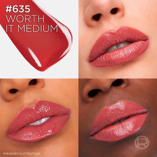 L'Oreal Labial Líquido Laque Resistance Worth It Medium 635