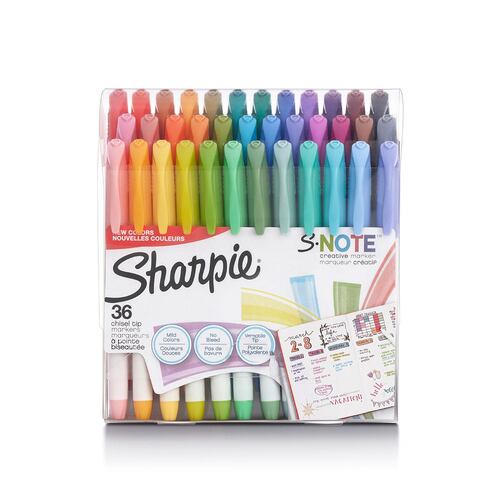 Set Marcadores Creativos Sharpie S-Note 36 Piezas