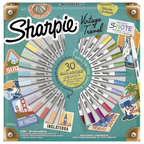 Marcadores Sharpie Vintage 30 piezas