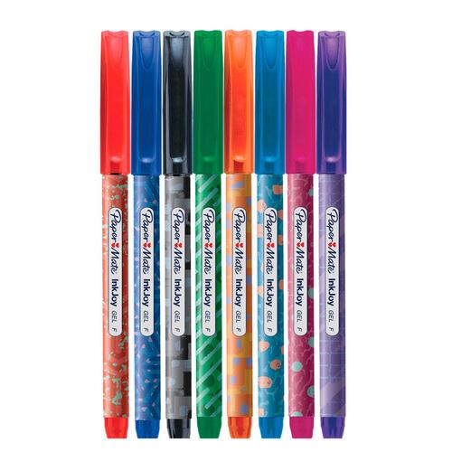 Bolígrafo Gel económico 8 piezas