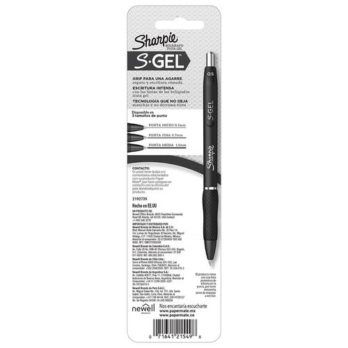 Bolígrafo Sharpie Gel Fash 0.7Mm