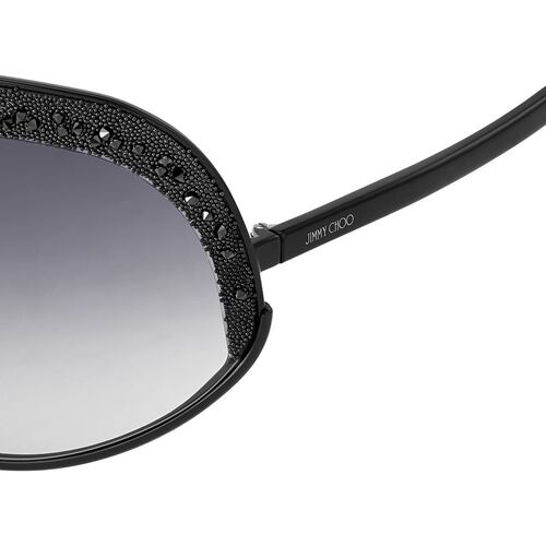 Lente solar Jimmy Choo siryn/s 807 negro forma especial