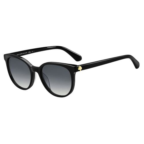 Lente solar Kate Spade melanie/s 807 negro redondo