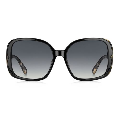 Lente solar Kate Spade color negro en acetato modelo ELIANNA/W cuadrado