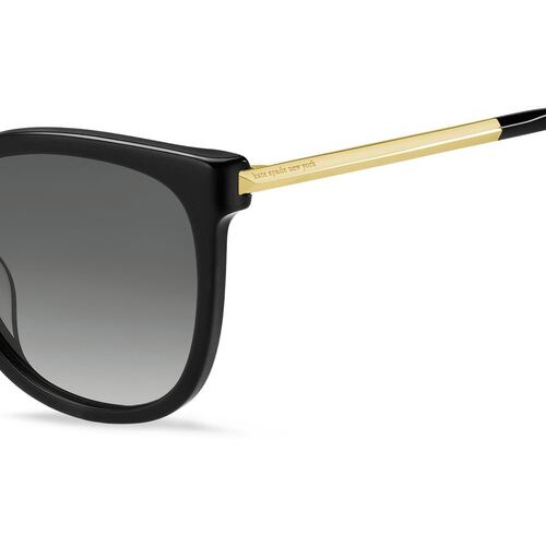 Lente solar Kate Spade color negro y oro en acetato / acero inoxidable modelo BRITTON/cuadrado