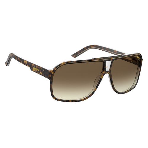Lente solar Carrera color havana en acetato modelo GRAND PRIX 2-086 rectangular
