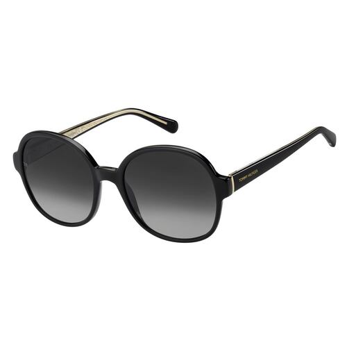 Lente solar Tommy Hilfiger 1812/S 807 negro redondo