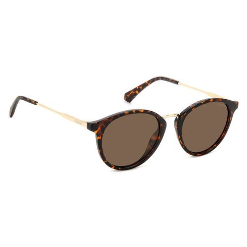 Lente Solar polarizado color Habana Unisex Polaroid 4147/S/X