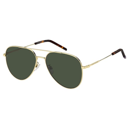 Lente Solar Dorado para Hombre Tommy Hilfiger