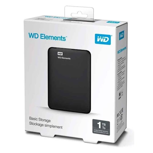 Disco Duro Externo USB 3.0 1TB WD Elements