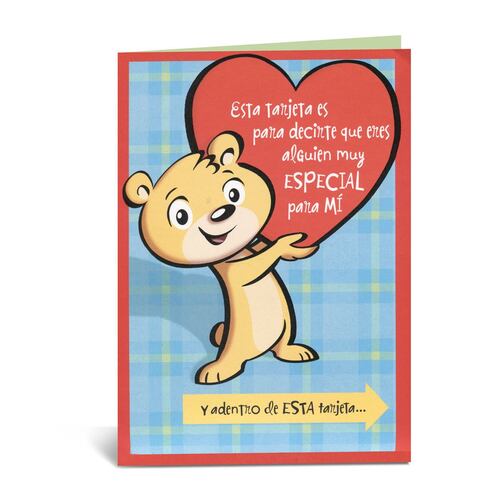 Tarjeta Amor Personaje Cargando Corazón