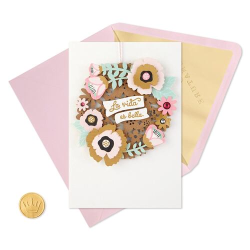 Tarjeta de cumpleaños Hallmark - La vida es bella
