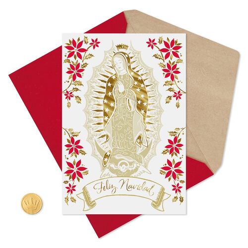 Tarjeta de Navidad Hallmark - Nuestra señora de Guadalupe