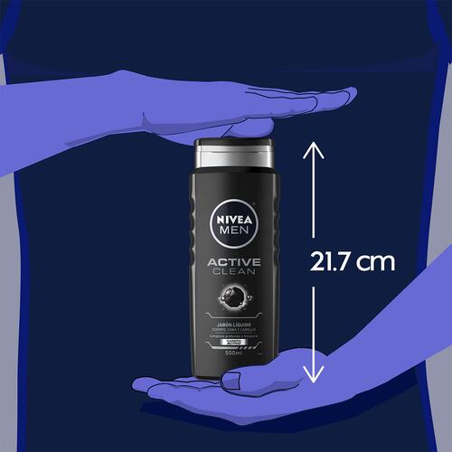 Jabón liq  men act c nivea 500ml