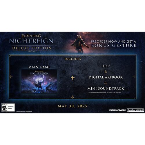 Videojuego Elden Ring Nightreign Deluxe Edition para PlayStation 5