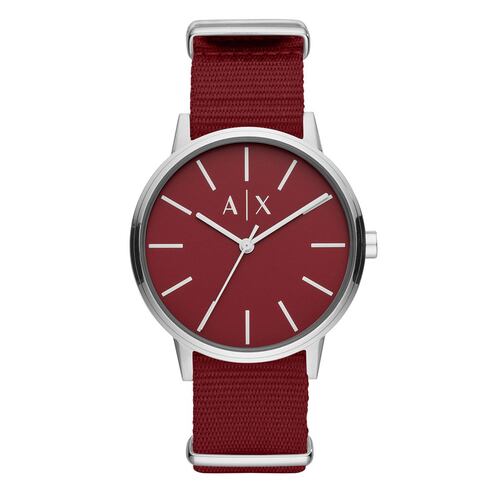 Reloj Armani Exchange AX2711 Color Rojo Para Caballero
