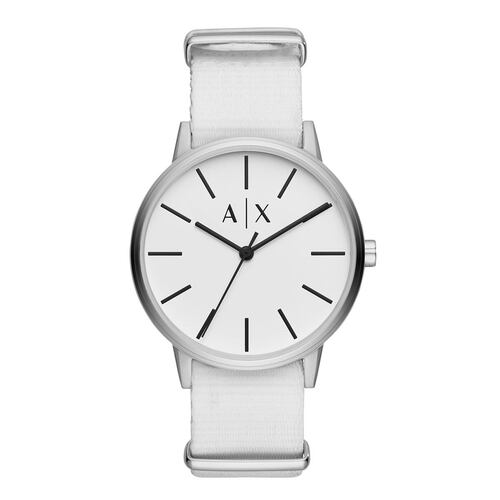 Reloj Armani Exchange AX2713 Color Blanco Para Caballero