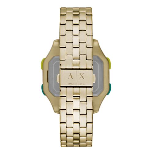 Reloj Armani Exchange Digital AX2950 Dorado Para Caballero