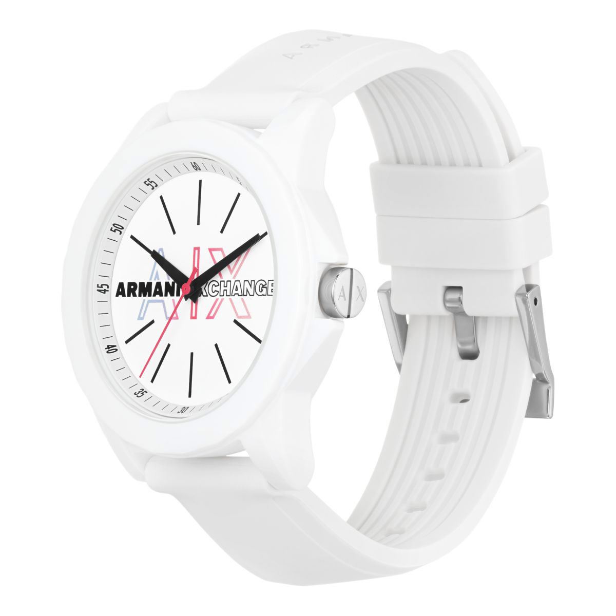 Reloj armani best sale exchange blanco