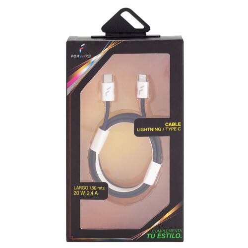 Cable Forward 20w Tipo C a Lightning 1.80m