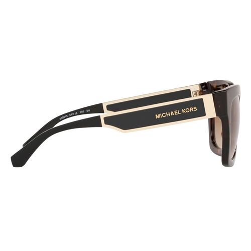 Lentes Solares Michael Kors Armazón en Acetato Habana-Oro