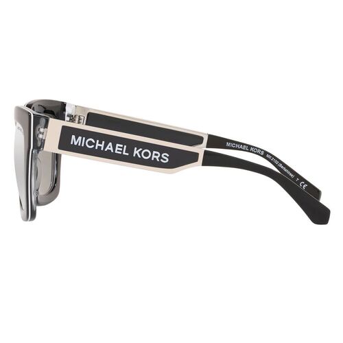 Lentes Solares Michael Kors Armazón en Acetato Negro-Plata