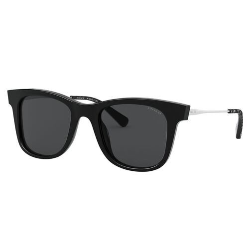 Lente Solar Coach L1135 Gris Acetato Plata Negro