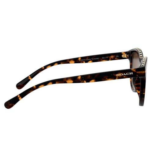 Lente solar Coach L1149 degradado café en nylon habana