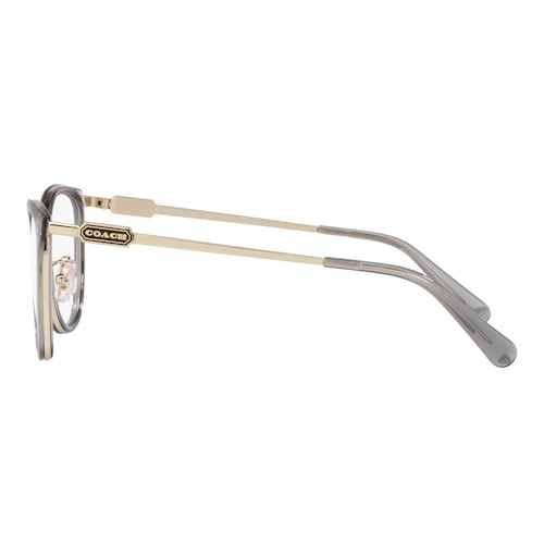 Armazón Coach en Metal Gris-Oro