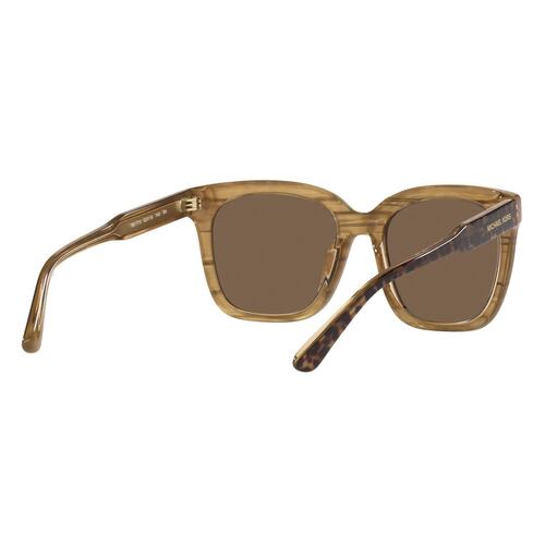 Lente Solar Michael Kors San Marino Café en Acetato Café-Negro