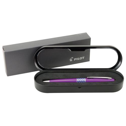 Bolígrafo morado eclipse punto mediano