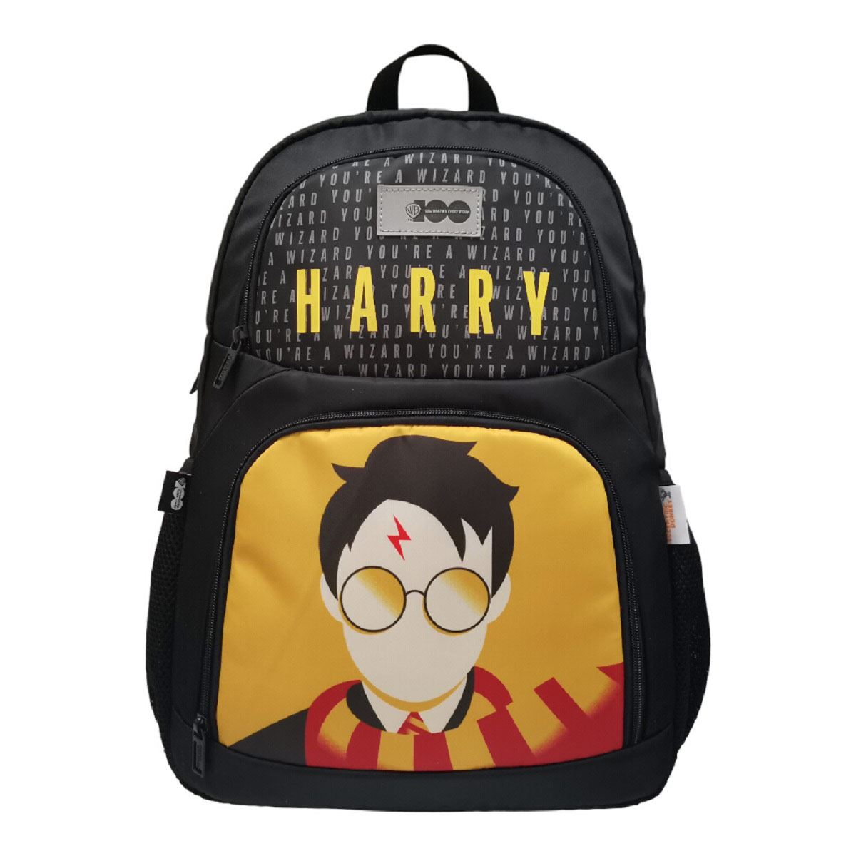 Mochila negra harry discount potter