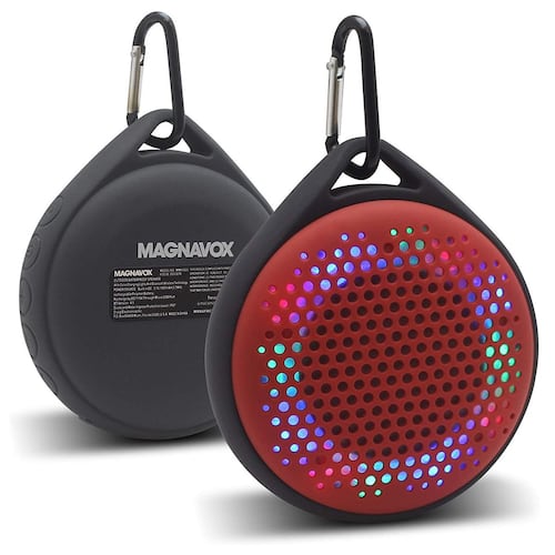 Bocina Magnavox Waterproof Bluetooth Roja