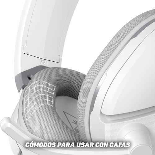 Headset Multiplataform Turtle REC200 Blanco Gen2