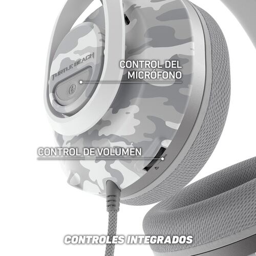 Headset Multiplataforma Turtle Beach RECON500 Camuflaje Blanco