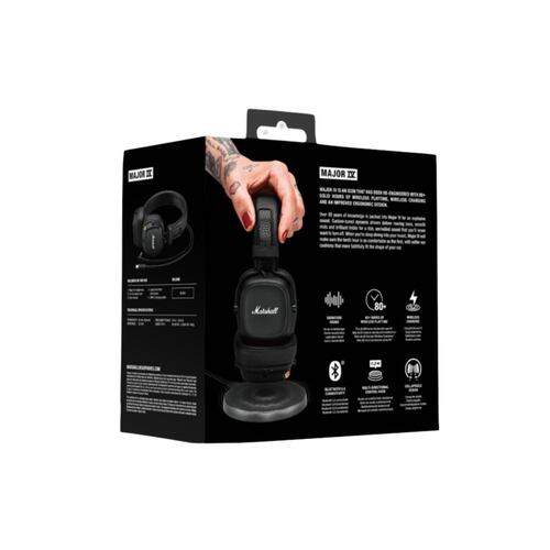 Marshall Audífonos On Ear Major IV Bluetooth - Negro