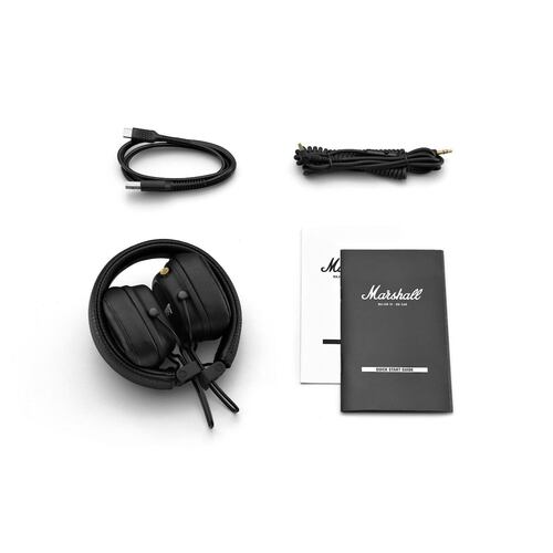 Marshall Audífonos On Ear Major IV Bluetooth - Negro