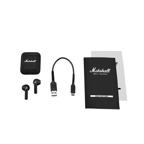 Marshall Audífonos In Ear True Wireless Minor III Bluetooth - Negro