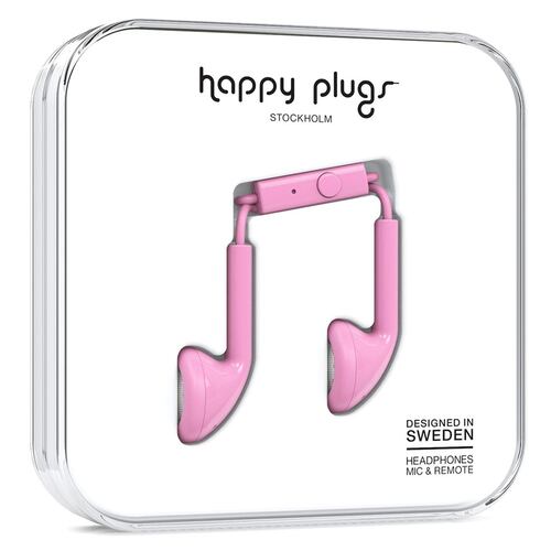 Audífonos Earbud Rosa Happy Plugs
