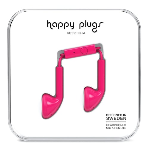 Audífonos Earbud Cereza Rosa Happy Plugs