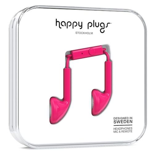 Audífonos Earbud Cereza Rosa Happy Plugs
