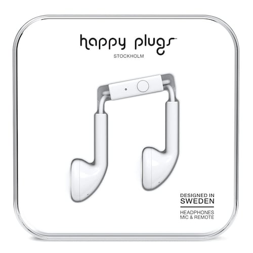 Audífonos Earbud Blanco Happy Plugs