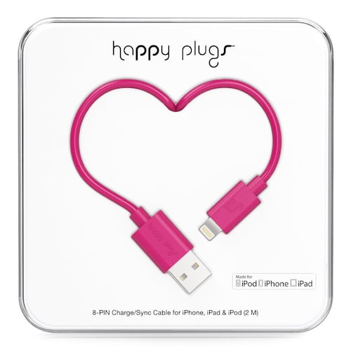 Cable Happy Plugs Lighthing Fiusha 2M