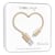 Cable Happy Plugs Lighthing Champagne 2M