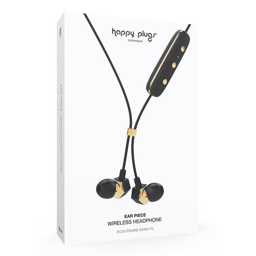 Audífonos Inalámbricos Ear Piece Negro Happy Plugs