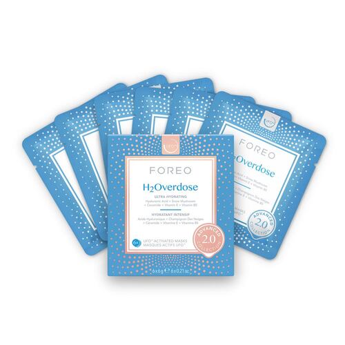 Mascarilla UFO Mask H2Overdose 2.0 c/6 pzs Foreo