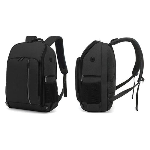 Mochila negra Diving Squirrel para cámara