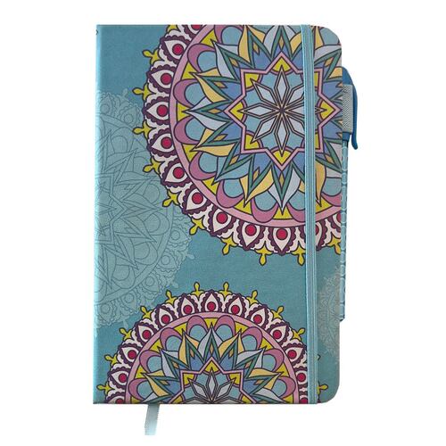 Libreta Grupo Axo Empastada Mándala Azul